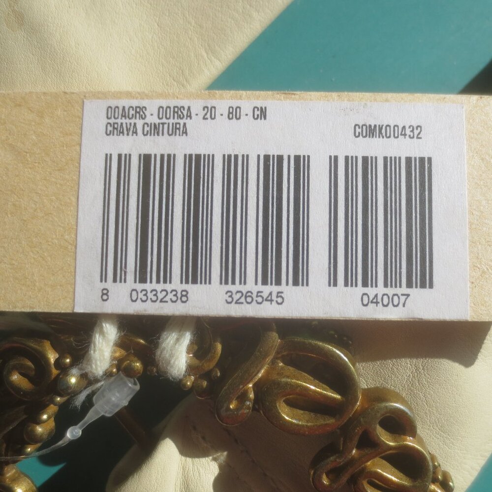 Brand New Genuine Rare Diesel Ladies Leather Belt Tie Design. Size Small - Picture 16 of 16